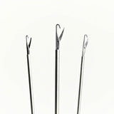 Set of 5 Hollow Braid Splicing Tools - KIT #2 5 Needles, includes 1 Latch 1 Loop