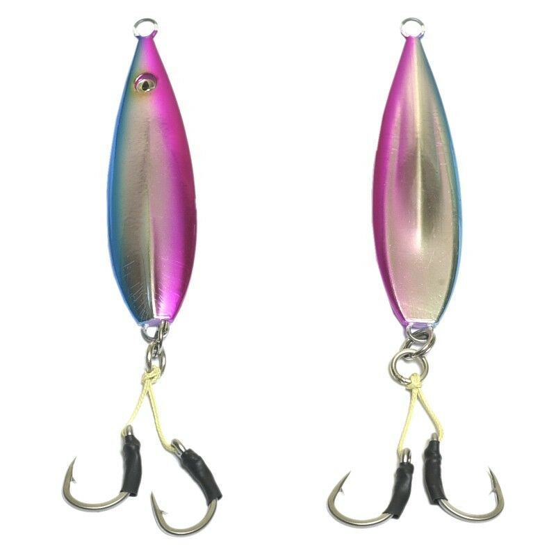 10 Fall Flat OEM Keel Jig - 160gr Pink / Blue