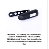 PENN Fathom Torque No-Bend molded handle fitment and discount code FATii