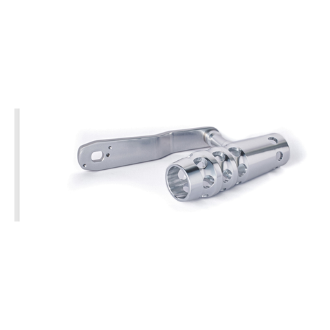No-Bend 7075 heavy duty handle with custom silver aluminum T-bar knob for AVET SX JX LX HX two-speed reels