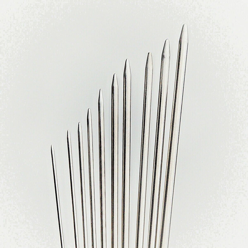 Set of 5 Hollow Braid Splicing Tools - KIT #2 5 Needles, includes 1 Latch 1 Loop